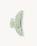 Jumbo Heirloom Claw in Mint Shell Checker