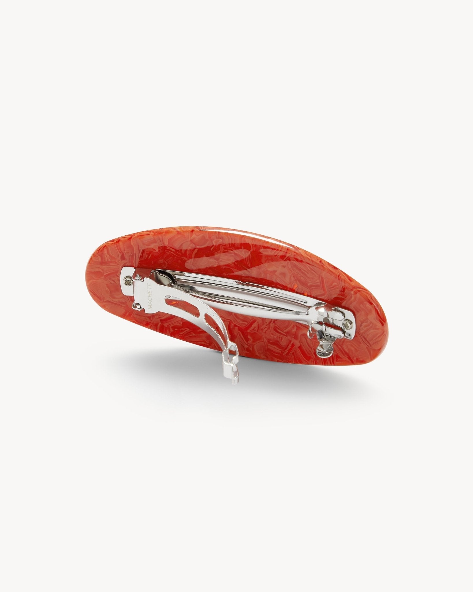 Jumbo Oval Barrette in Poppy – MACHETE