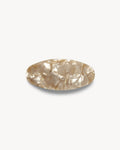 Jumbo Oval Barrette in Sand Shell