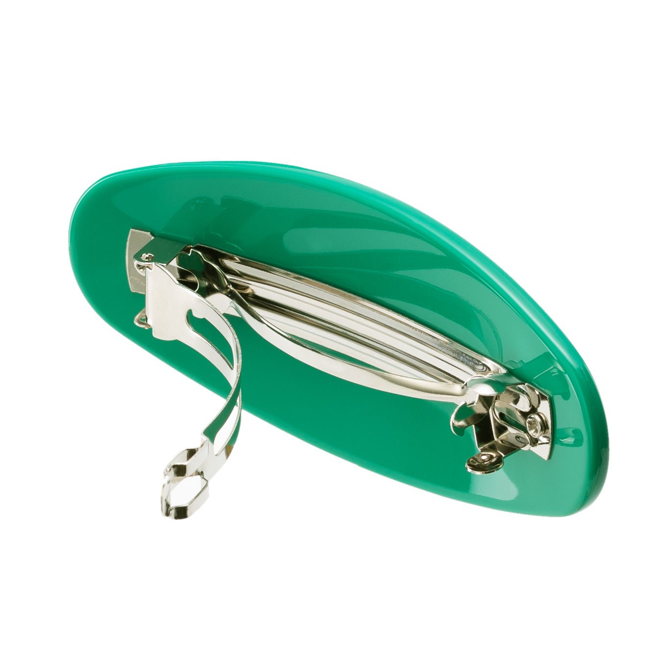 Jumbo Oval Clip in Bright Green