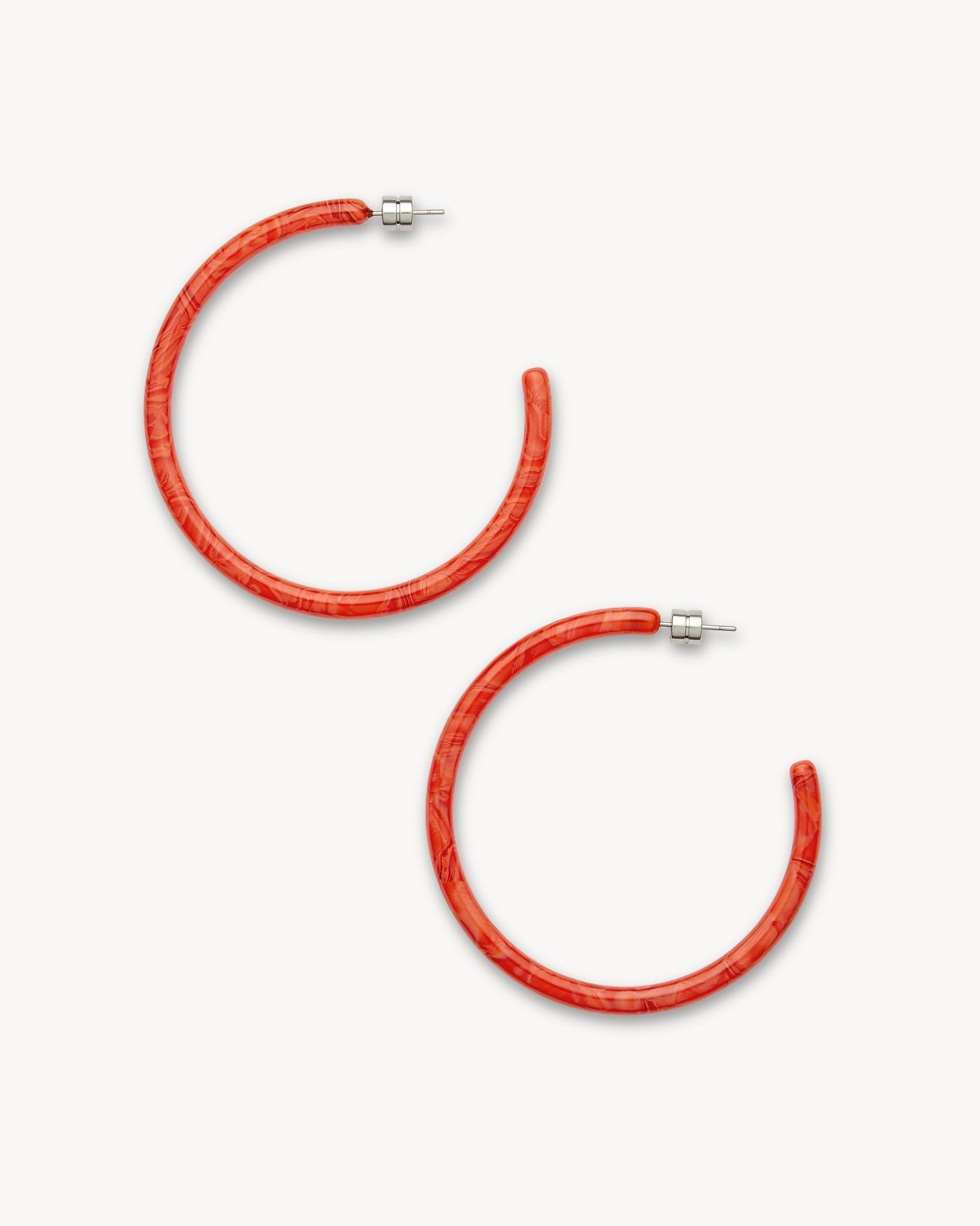 Large Hoops Poppy