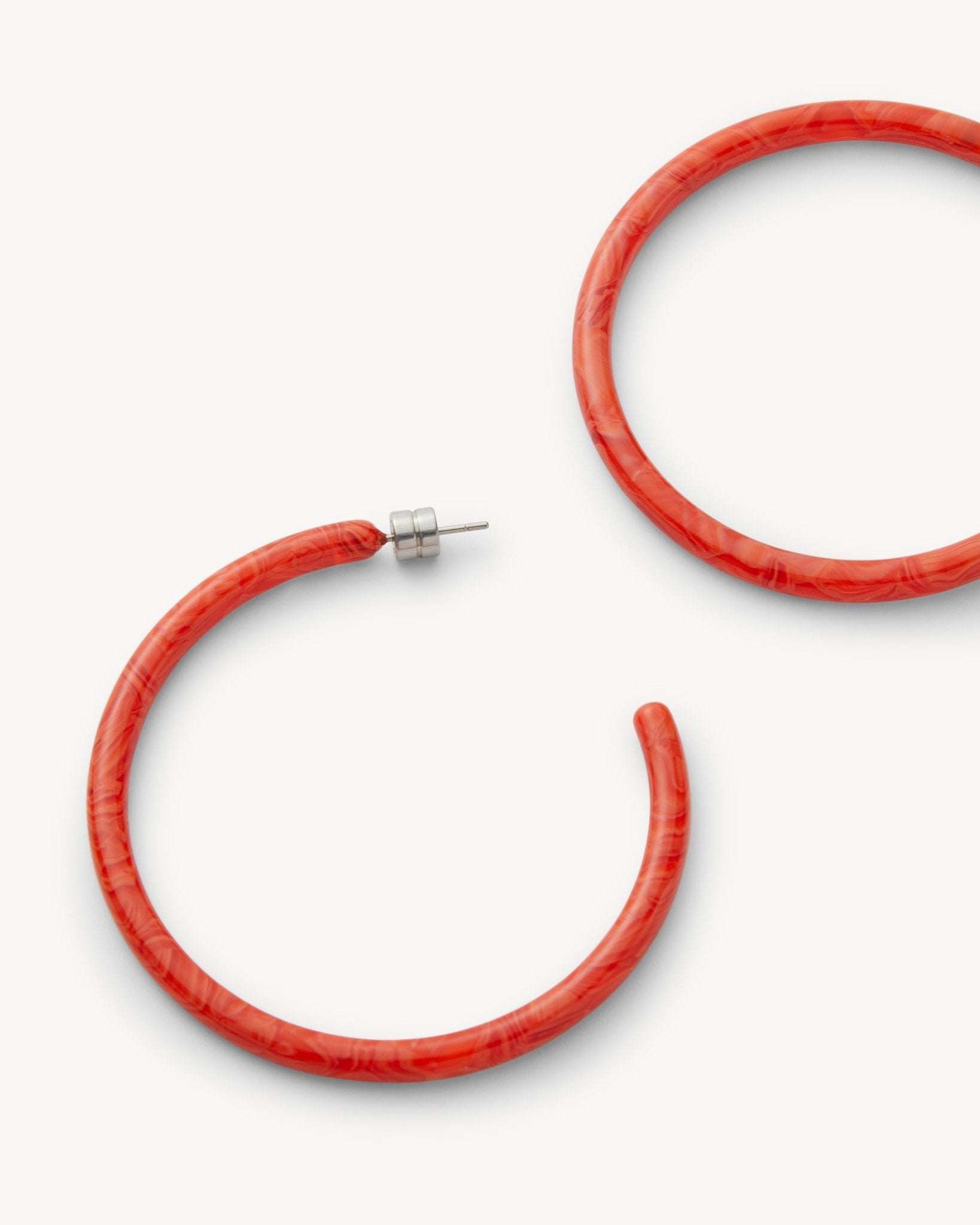 Machete Large Hoop Earrings in Poppy MACHETE