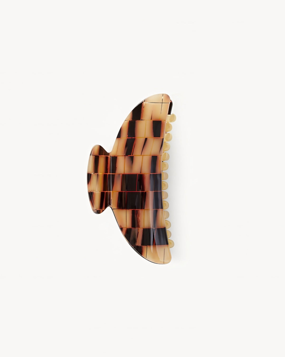 Midi Heirloom Claw Blonde Checker
