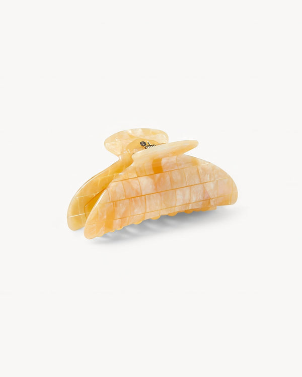 Midi Heirloom Claw in Opalite Shell Checker