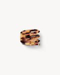 Mini Claw in Blonde Checker