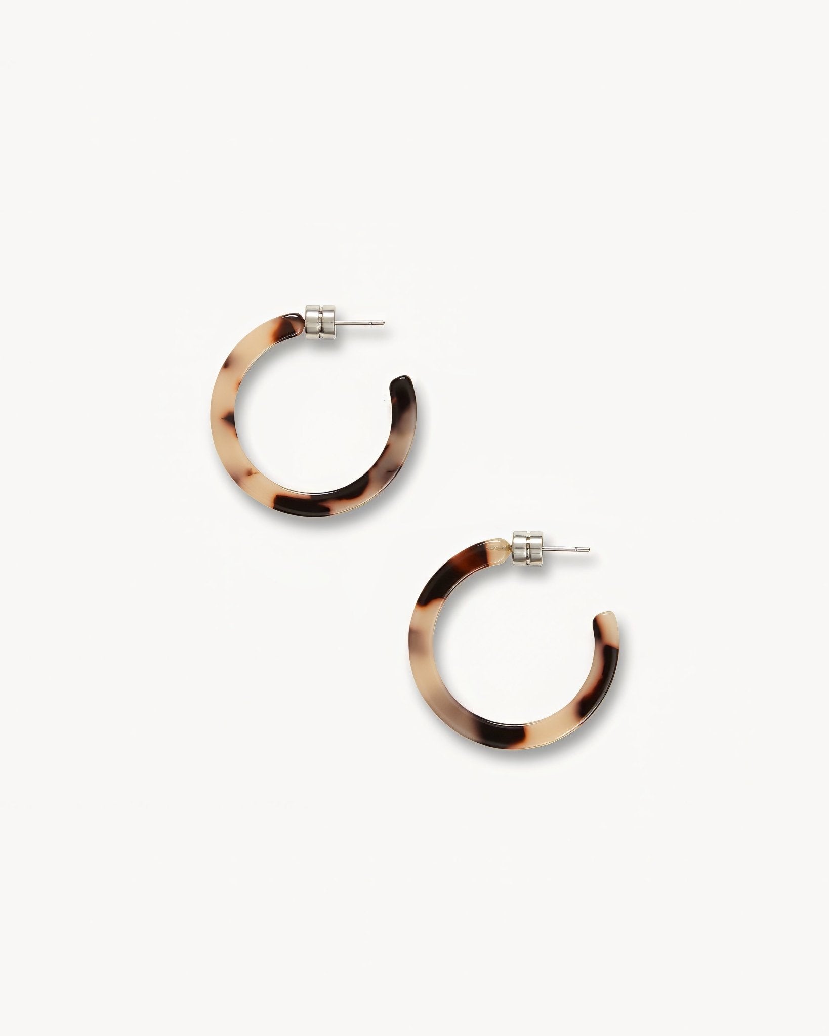 Mini Hoops Blonde Tortoise