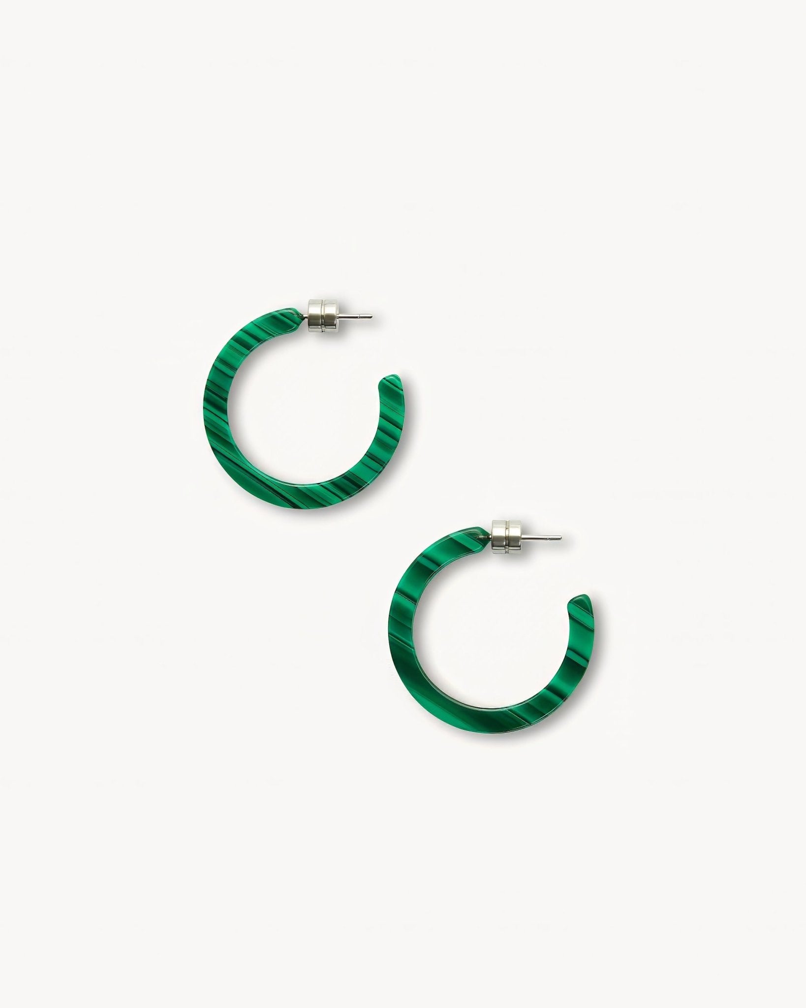 Mini Hoops Malachite