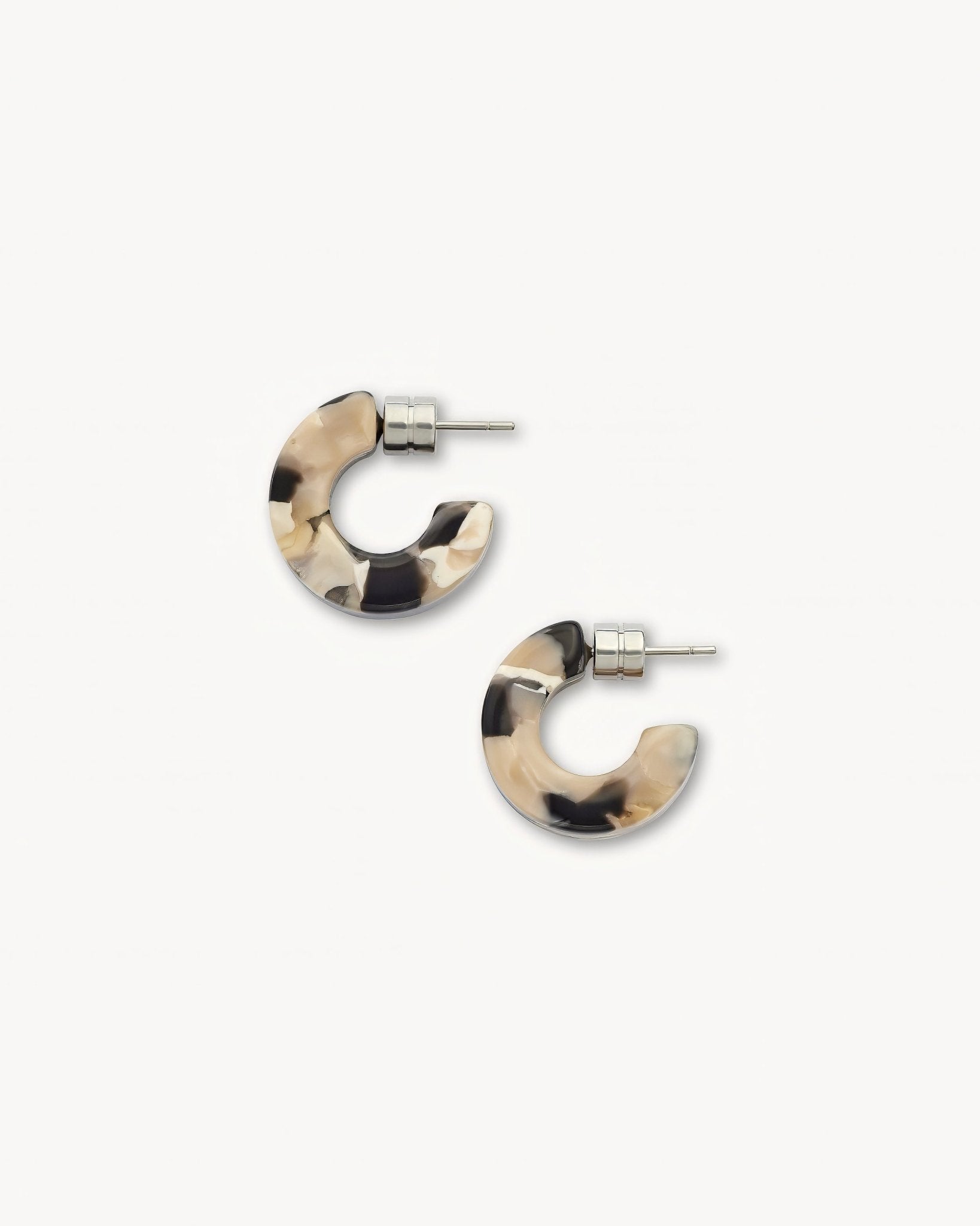 Muse Hoop Earrings in Abalone