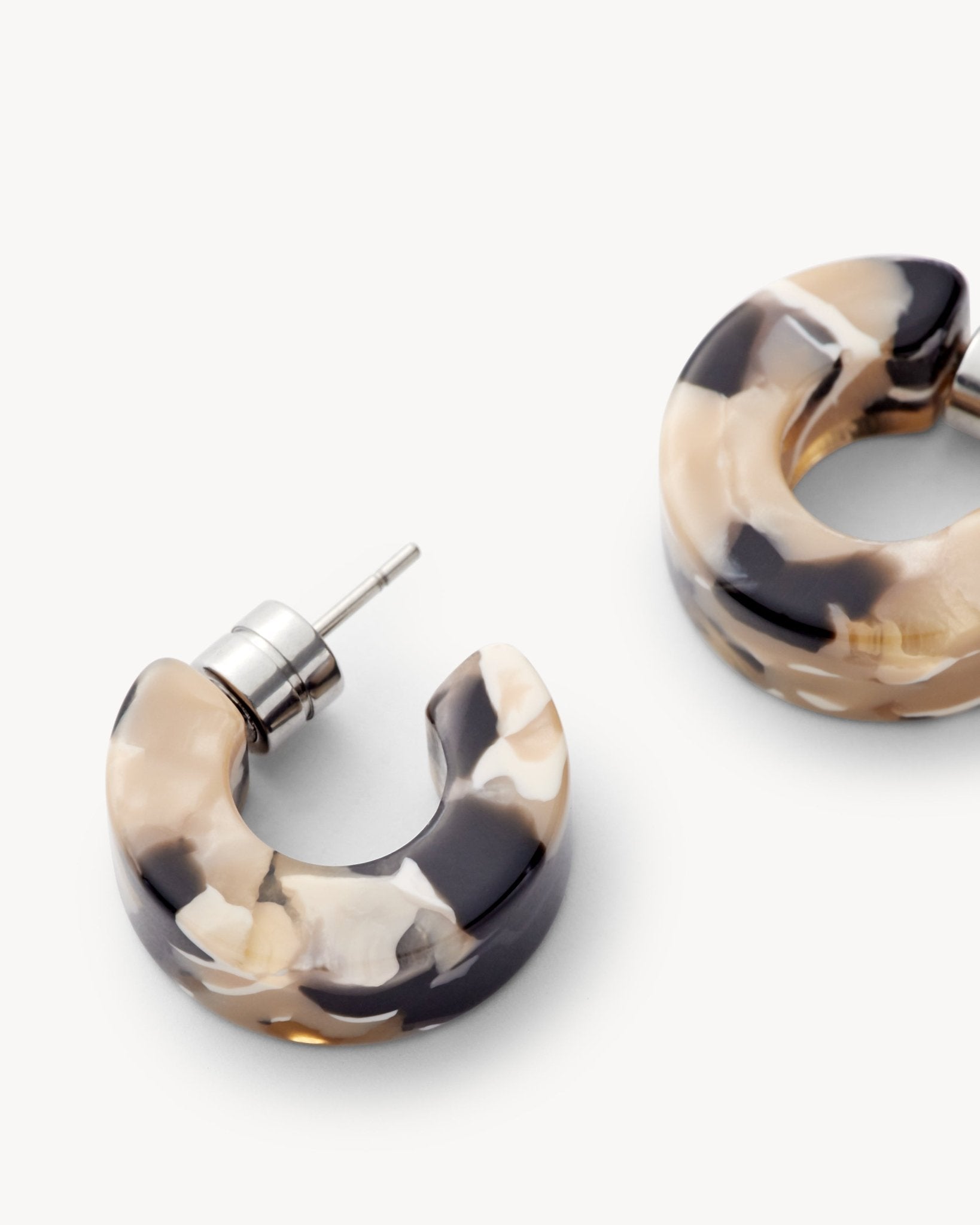 Muse Hoop Earrings in Abalone