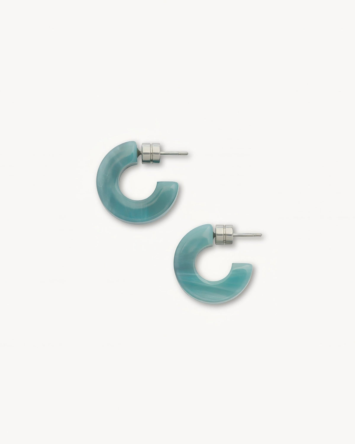 Muse Hoop Earrings in Jadeite