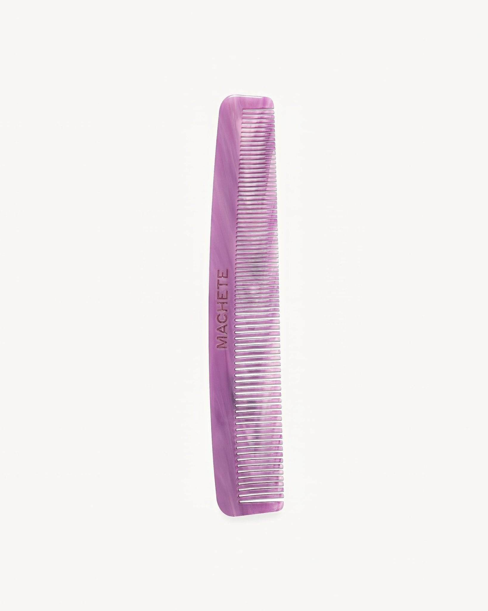 Machete No. 1 fine-tooth comb in purple orchid italian acetate. – MACHETE