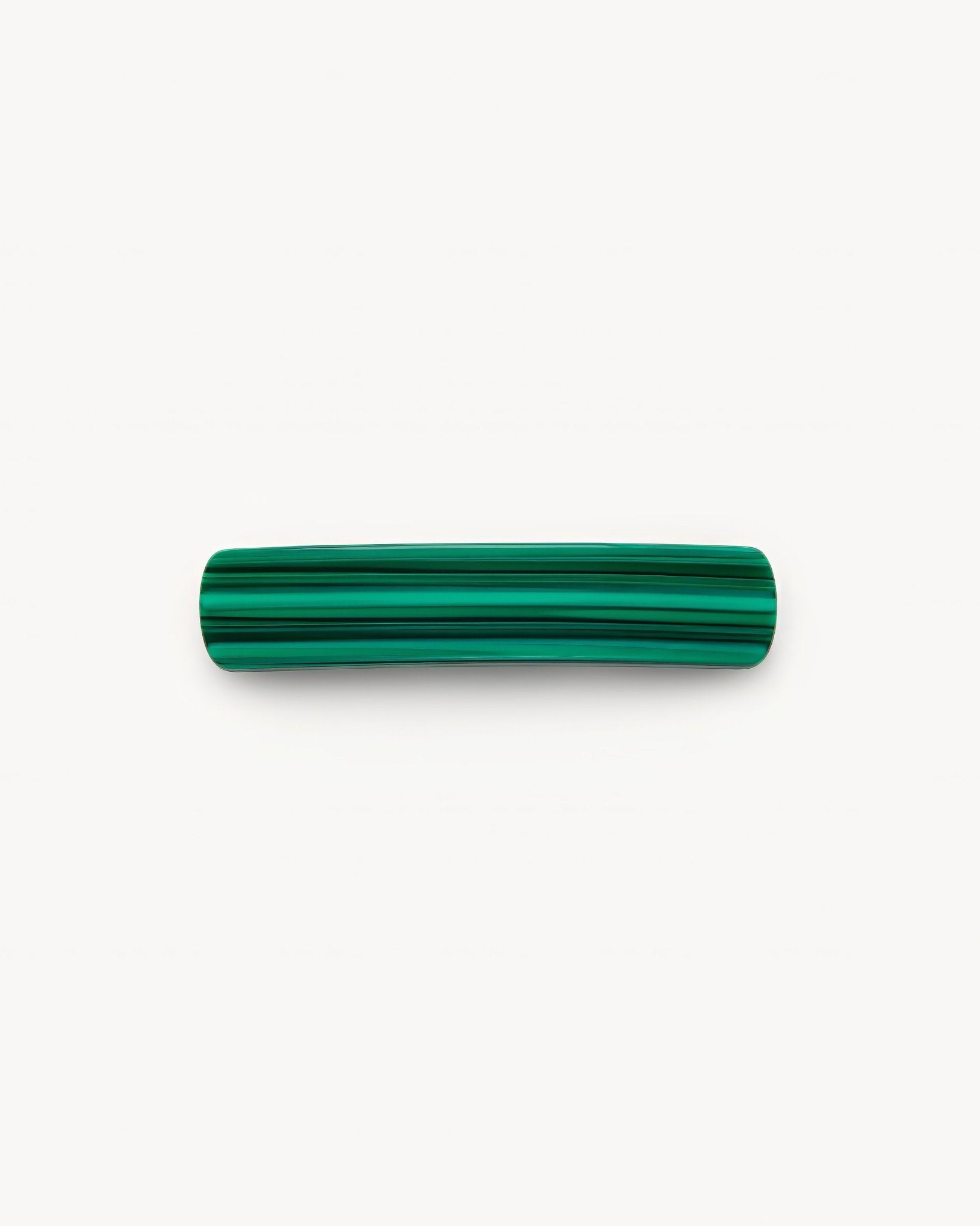 No. 3 Heirloom Barrette Malachite