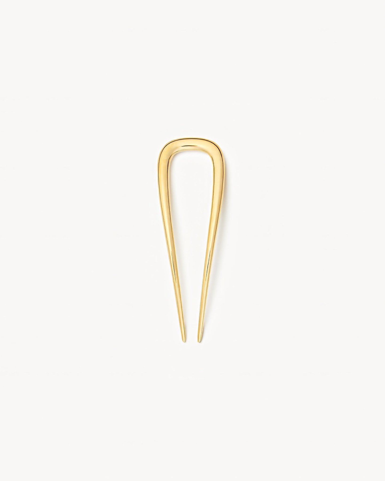 Machete Petite Oval French Hair Pin in Gold – MACHETE