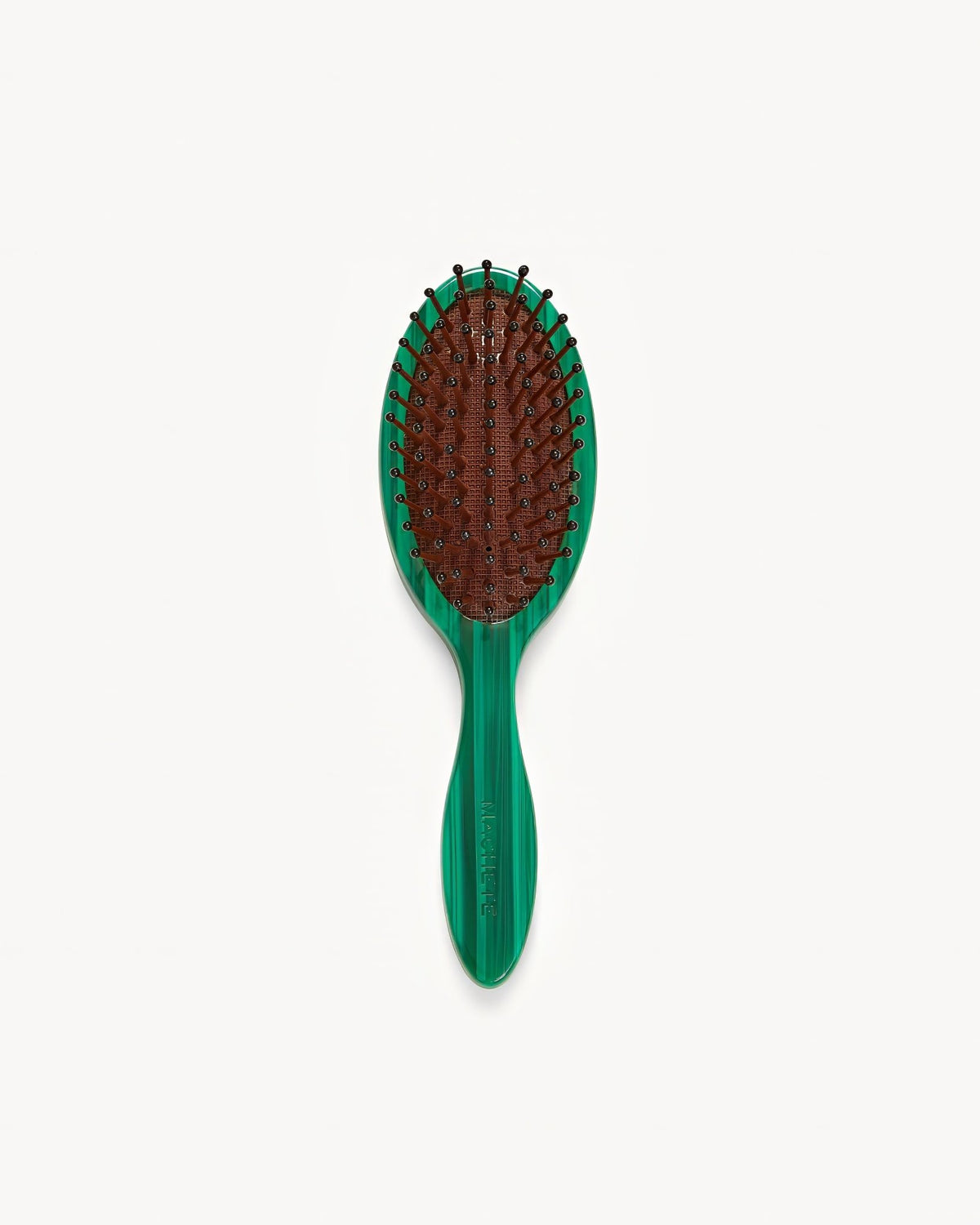 MACHETE Petite Travel Detangling Hair Brush in Malachite
