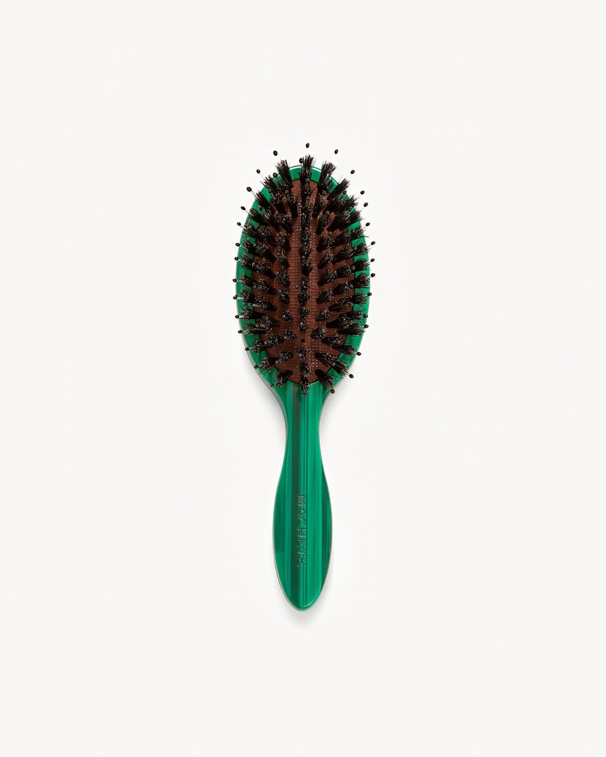 MACHETE Petite Travel Hair Brush in Malachite