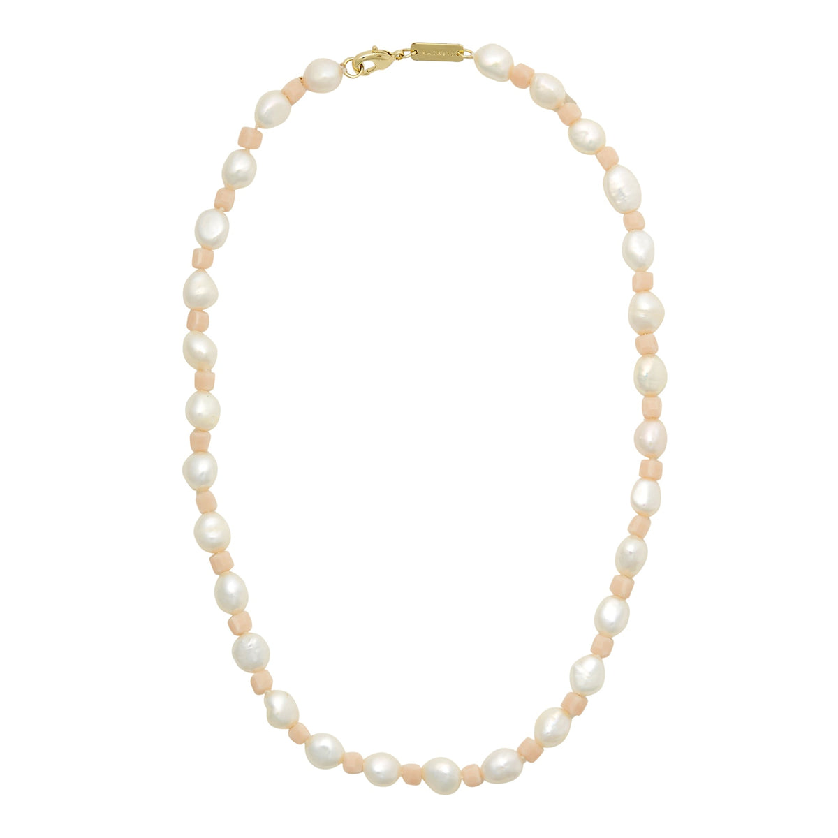 Round Pearl and Bead Necklace - MACHETE