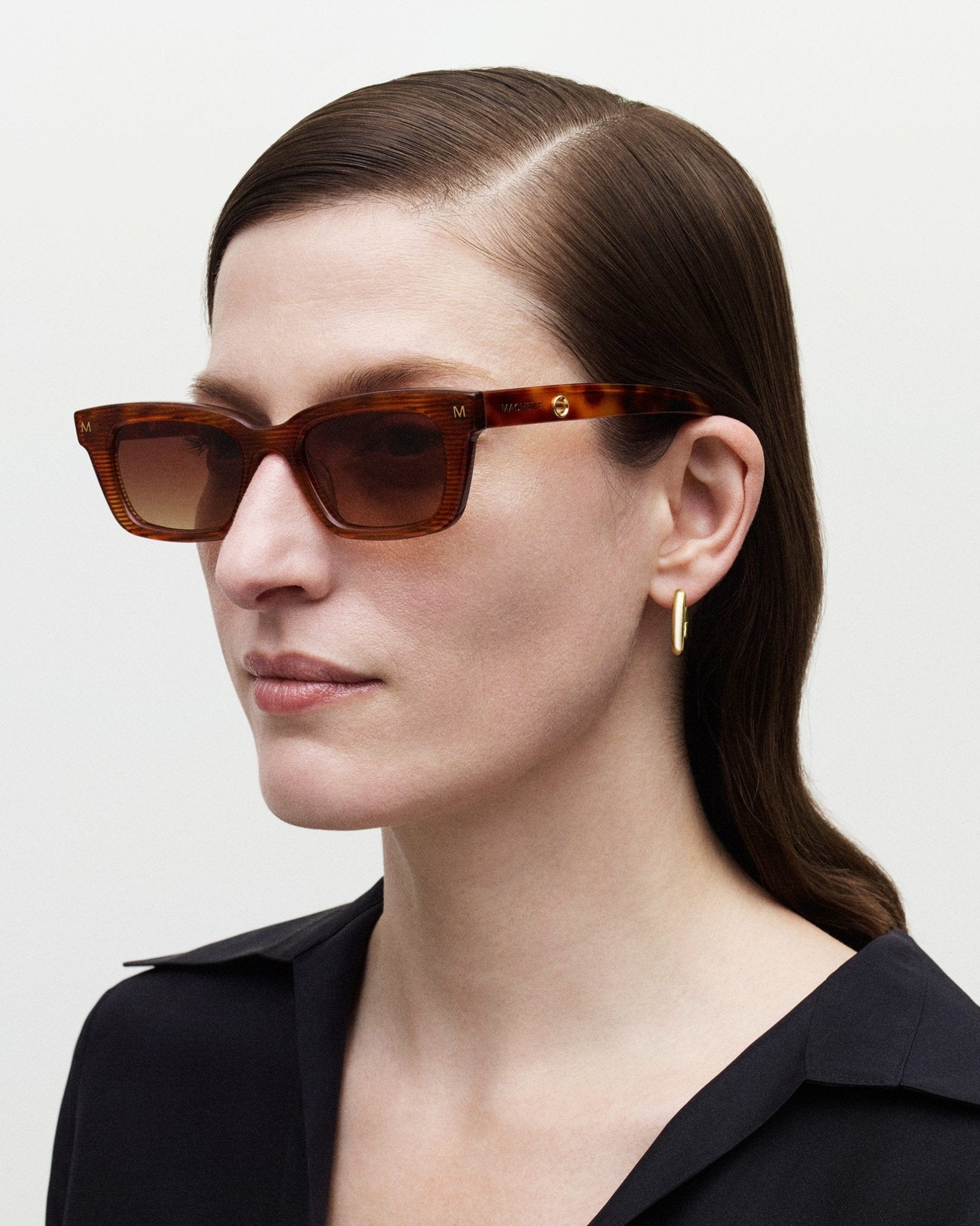 Ruby '90s Sunglasses in Mod Tortoise Machete – MACHETE