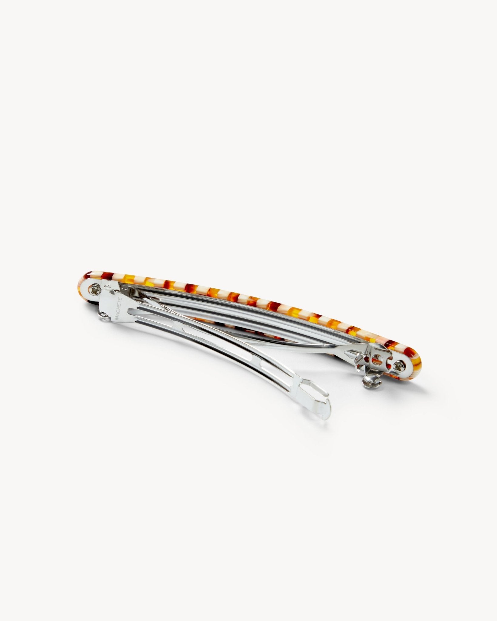 Slim Paris Barrette in Tortoise Checker – MACHETE