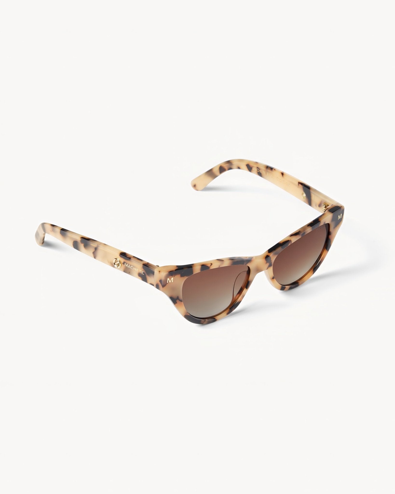 Suzy Cat Eye Sunglasses in Blonde Tortoise - Machete – MACHETE