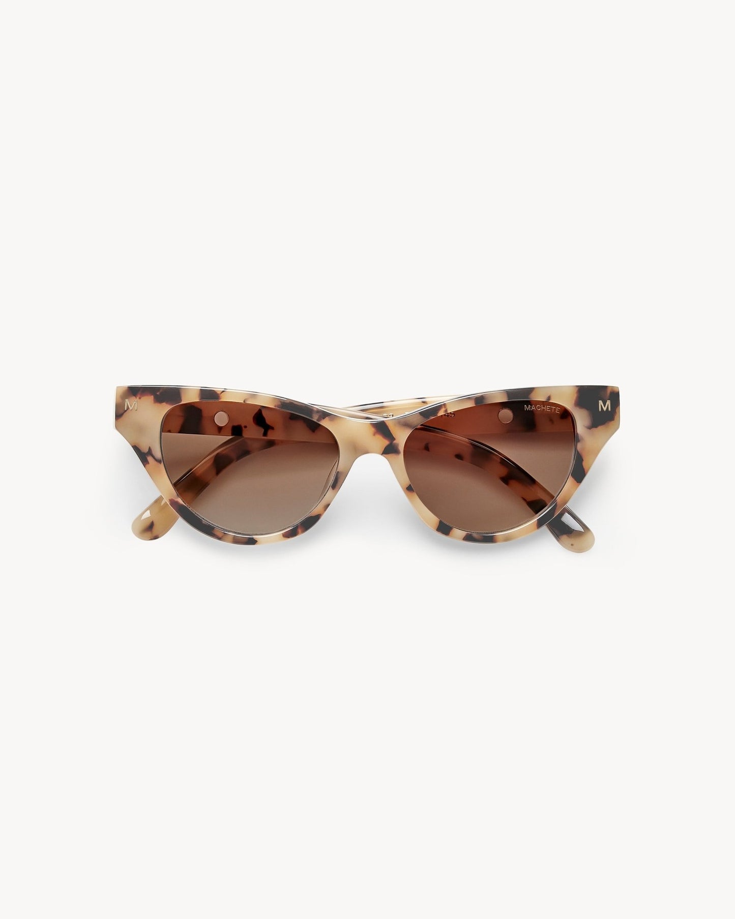 Suzy Cat Eye Sunglasses in Blonde Tortoise Machete – MACHETE