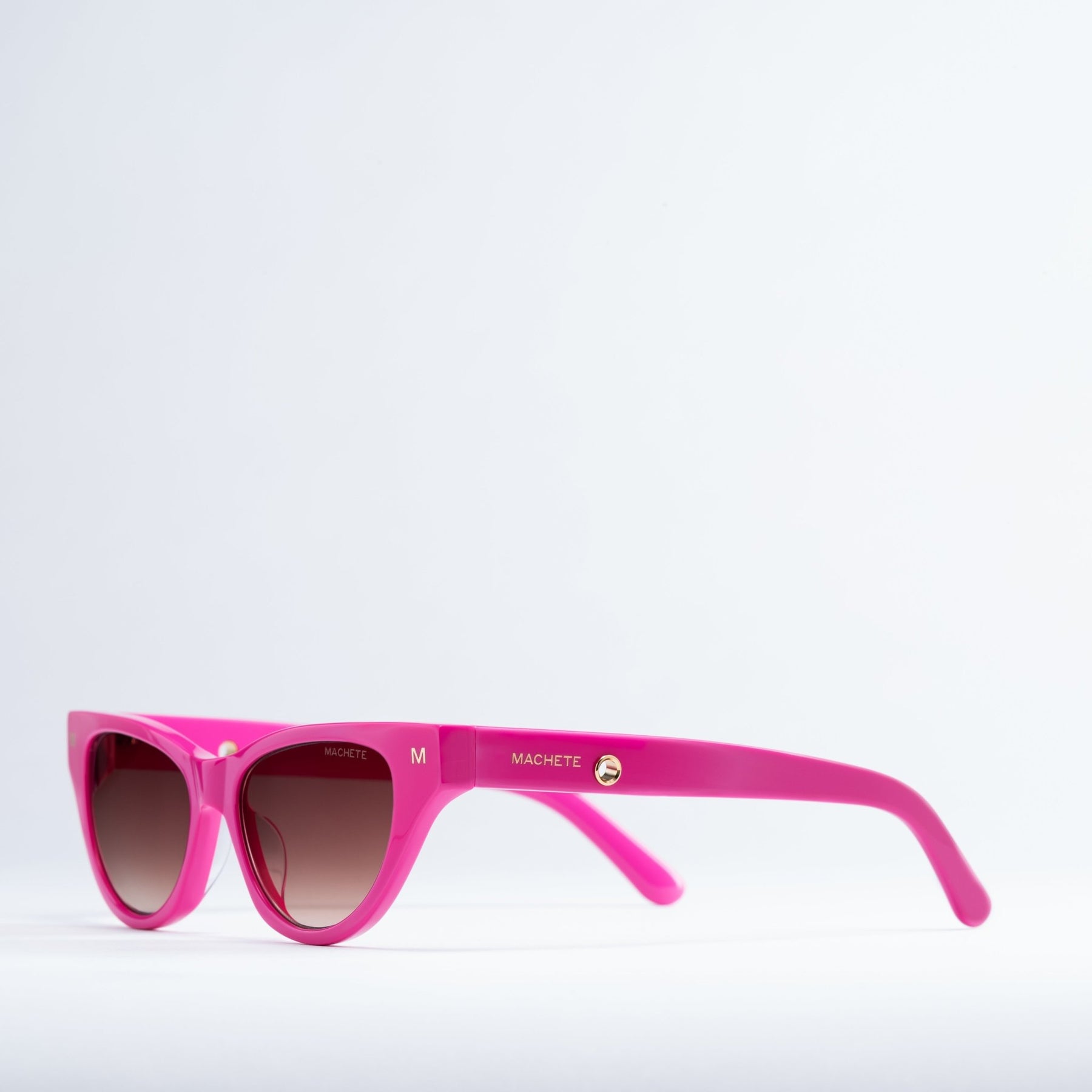 Neon Cat Eye Sunglasses - Pink