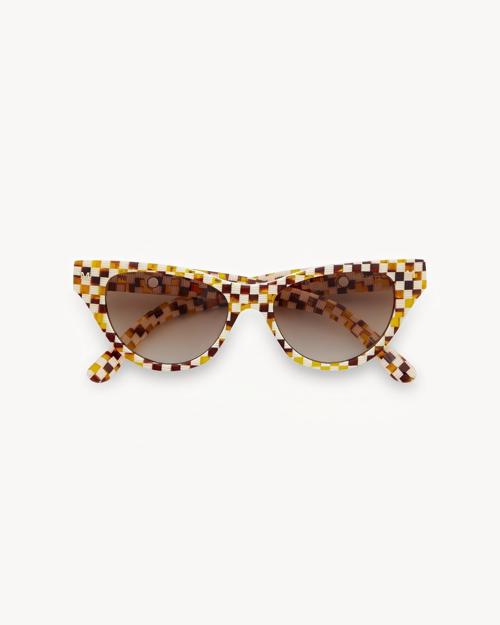 Suzy Sunglasses Tortoise Checker