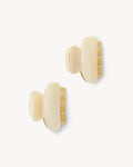 Twin Heirloom Claws in Alabaster