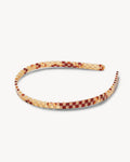 Ultralight Thin Headband in Tortoise Checker