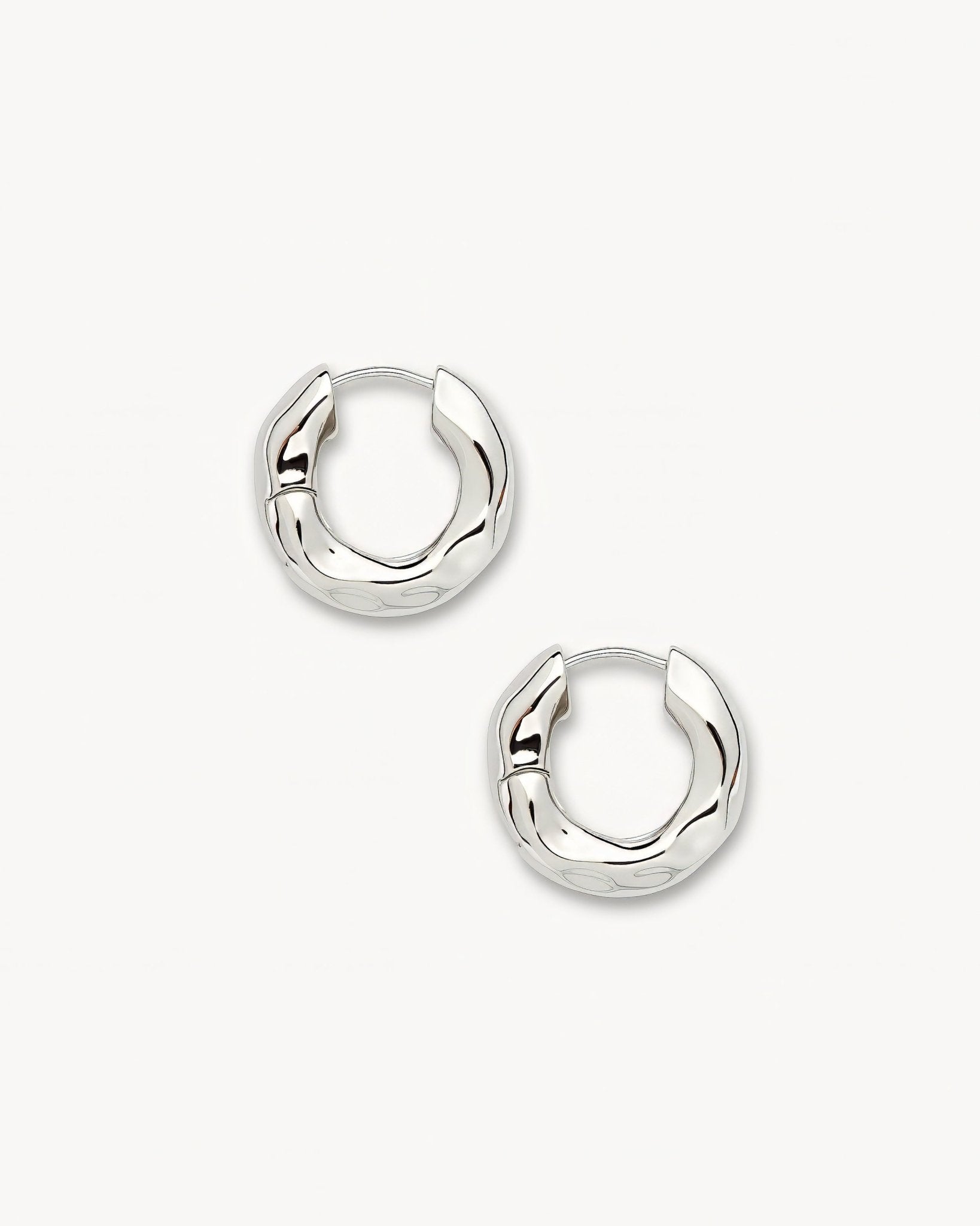 Wavy Chunky Hoops