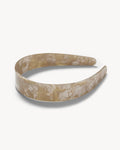 Wide Headband in Sand Shell